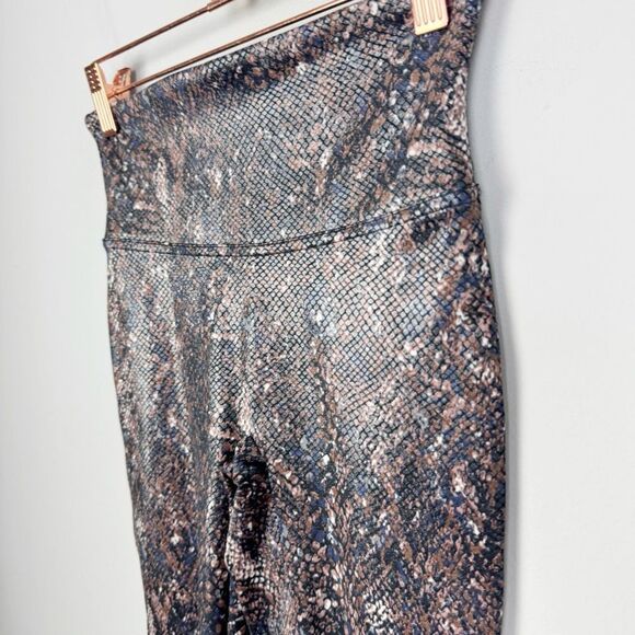 SPANX | Snake Animal Print Brown Black & Brown Leggings Women’s Size Small - Picture 3 of 10